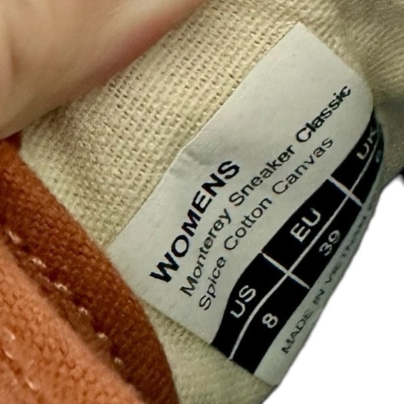 Seabees Monterey Classic Canvas Sneaker in Spice - Picture 7 of 8